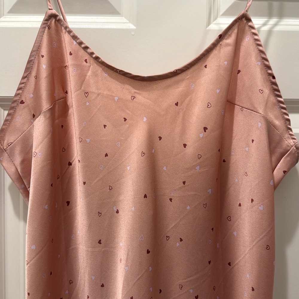 FREE PEOPLE INTIMATELY NIGHTGOWN HEARTS ❤️❤️❤️ Ankle Length NWOT sz L